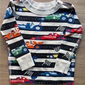 SOLD Hanna Andersson Kids Racing Car Pajama Set - Red, Blue, Green, Orange 2T